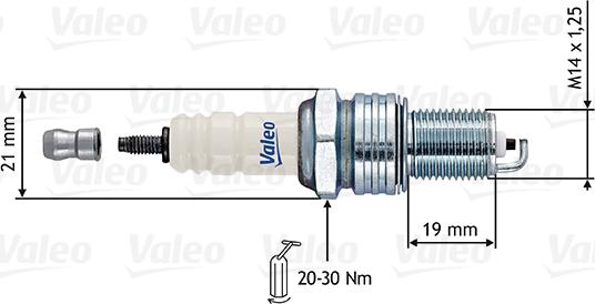 Valeo 246874 - Candela accensione www.autoricambit.com