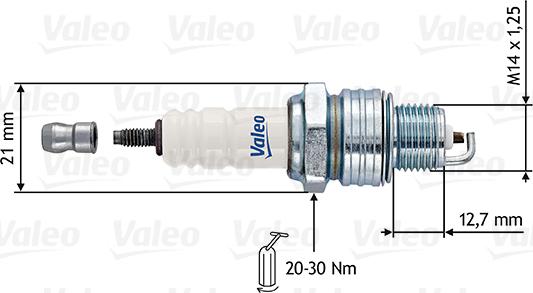 Valeo 246878 - Candela accensione www.autoricambit.com