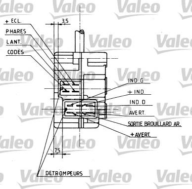 Valeo 251154 - Leva devio guida www.autoricambit.com