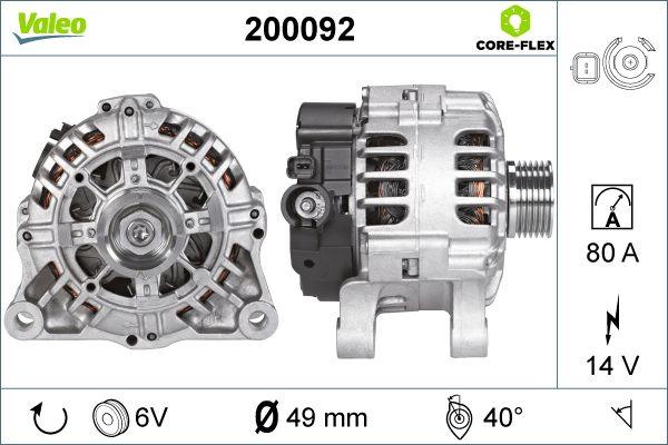 Valeo 200092 - Alternatore www.autoricambit.com