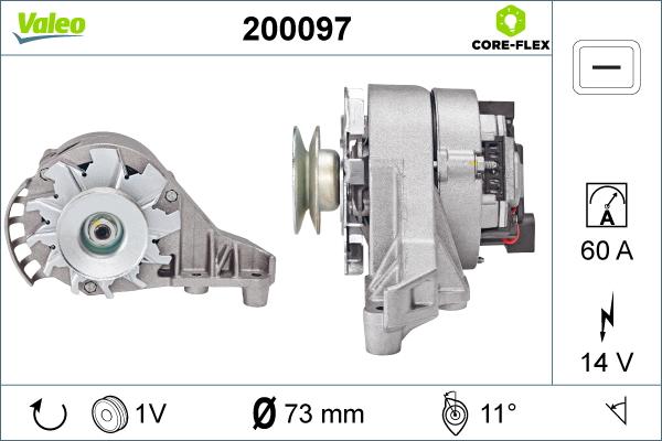 Valeo 200097 - Alternatore www.autoricambit.com