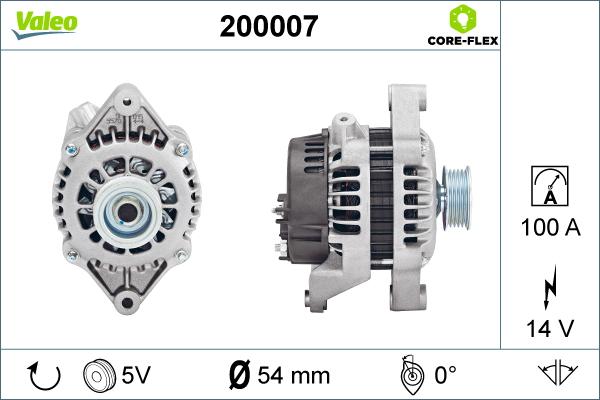 Valeo 200007 - Alternatore www.autoricambit.com