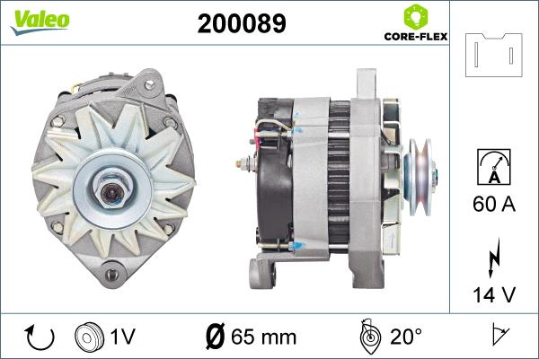 Valeo 200089 - Alternatore www.autoricambit.com