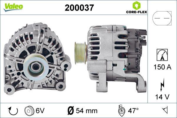 Valeo 200037 - Alternatore www.autoricambit.com