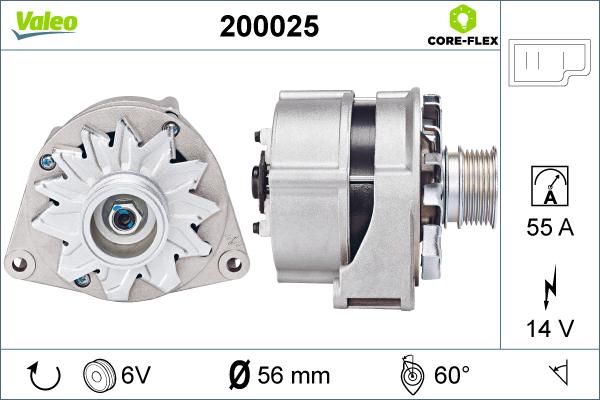 Valeo 200025 - Alternatore www.autoricambit.com