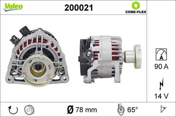 Valeo 200021 - Alternatore www.autoricambit.com