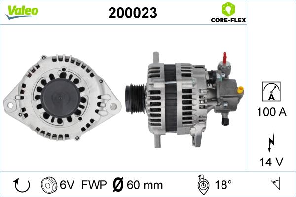 Valeo 200023 - Alternatore www.autoricambit.com