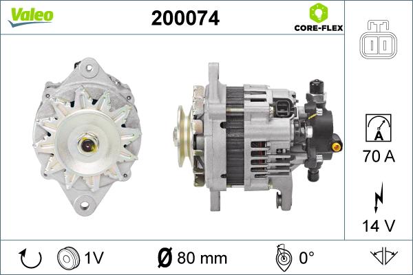 Valeo 200074 - Alternatore www.autoricambit.com