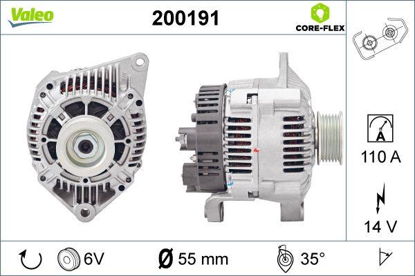 Valeo 200191 - Alternatore www.autoricambit.com