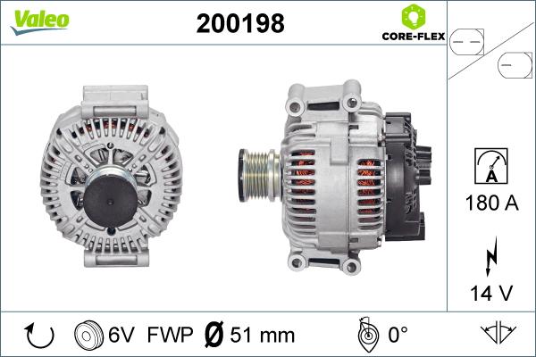 Valeo 200198 - Alternatore www.autoricambit.com