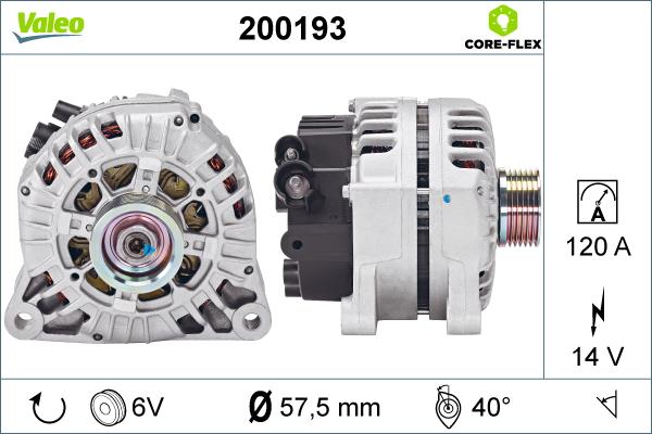 Valeo 200193 - Alternatore www.autoricambit.com