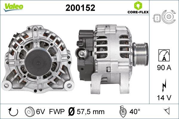 Valeo 200152 - Alternatore www.autoricambit.com