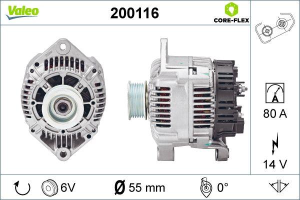 Valeo 200116 - Alternatore www.autoricambit.com