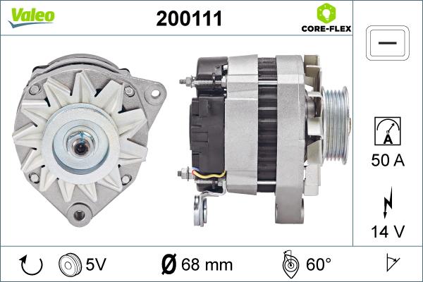 Valeo 200111 - Alternatore www.autoricambit.com