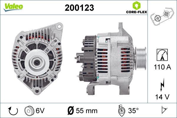 Valeo 200123 - Alternatore www.autoricambit.com