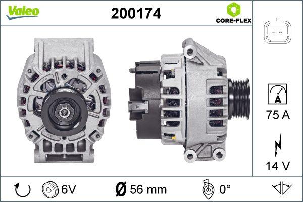 Valeo 200174 - Alternatore www.autoricambit.com