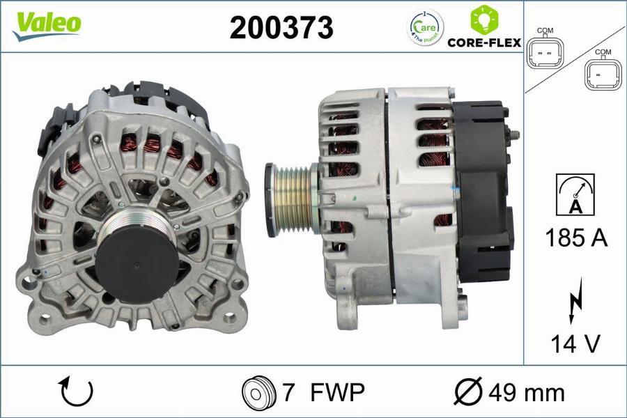 Valeo 200373 - Alternatore www.autoricambit.com