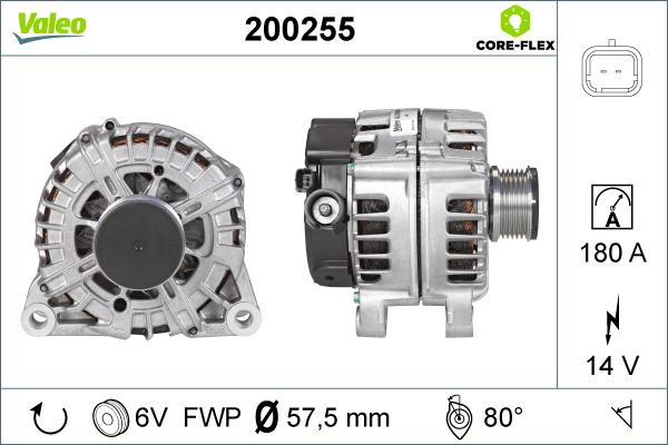 Valeo 200255 - Alternatore www.autoricambit.com