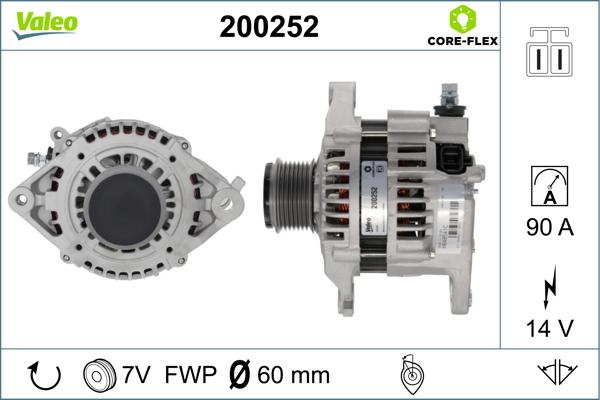 Valeo 200252 - Alternatore www.autoricambit.com