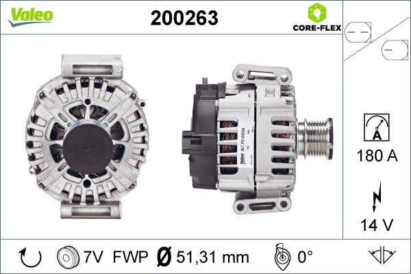 Valeo 200263 - Alternatore www.autoricambit.com