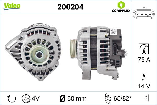 Valeo 200204 - Alternatore www.autoricambit.com