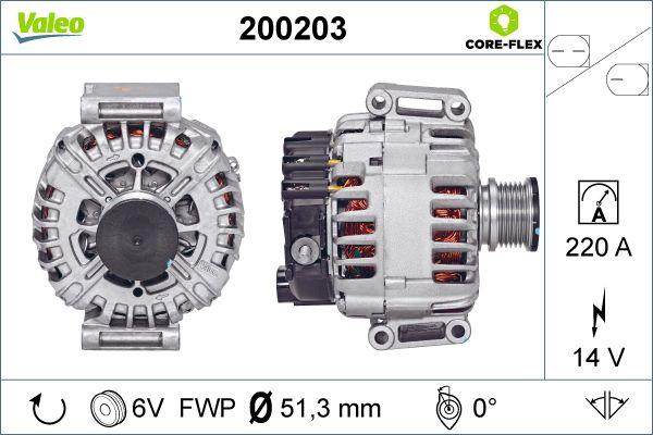 Valeo 200203 - Alternatore www.autoricambit.com