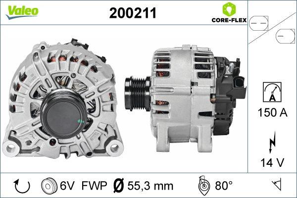 Valeo 200211 - Alternatore www.autoricambit.com