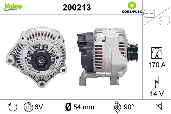 Valeo 200213 - Alternatore www.autoricambit.com