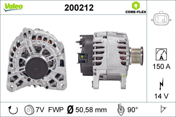 Valeo 200212 - Alternatore www.autoricambit.com