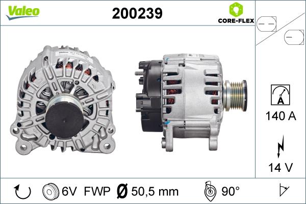 Valeo 200239 - Alternatore www.autoricambit.com