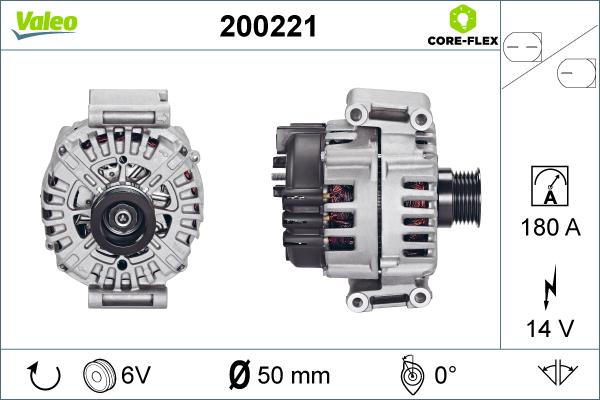 Valeo 200221 - Alternatore www.autoricambit.com