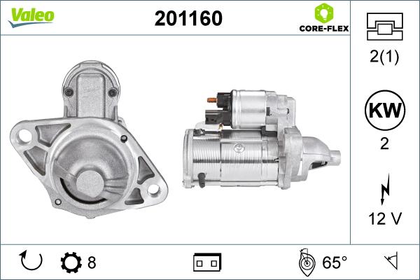 Valeo 201160 - Motorino d'avviamento www.autoricambit.com