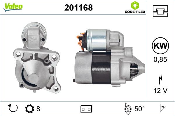 Valeo 201168 - Motorino d'avviamento www.autoricambit.com