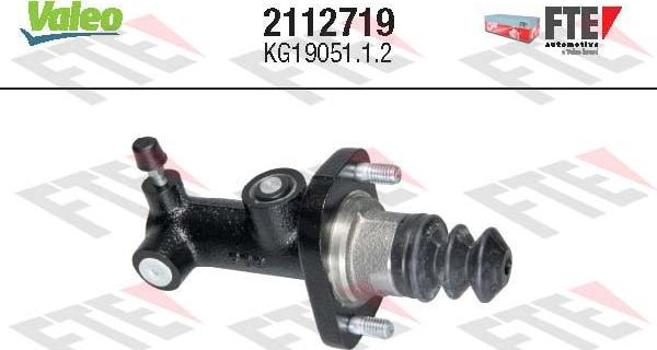 Valeo 2112719 - Cilindro trasmettitore, Frizione www.autoricambit.com