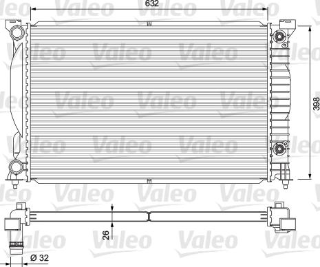 Valeo 234269 - Radiatore, Raffreddamento motore www.autoricambit.com