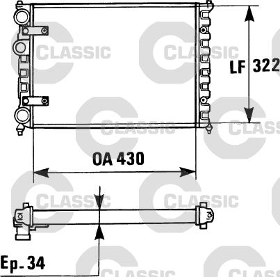 Valeo 230946 - Radiatore, Raffreddamento motore www.autoricambit.com