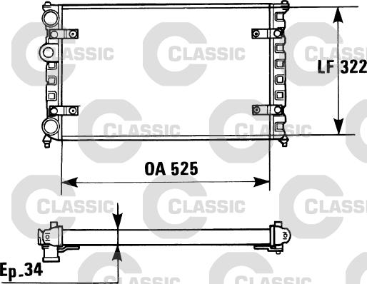 Valeo 230947 - Radiatore, Raffreddamento motore www.autoricambit.com