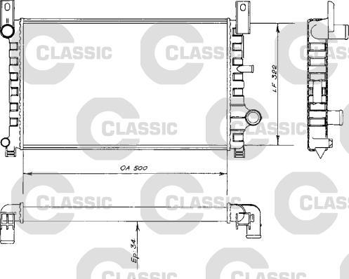 Valeo 230484 - Radiatore, Raffreddamento motore www.autoricambit.com