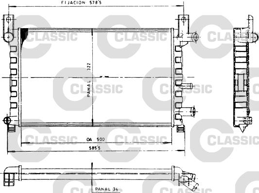 Valeo 230483 - Radiatore, Raffreddamento motore www.autoricambit.com