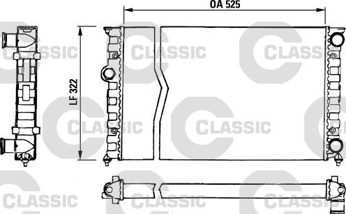 Valeo 230505 - Radiatore, Raffreddamento motore www.autoricambit.com