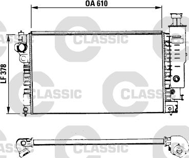 Valeo 230575 - Radiatore, Raffreddamento motore www.autoricambit.com