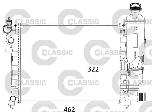 Valeo 231498 - Radiatore, Raffreddamento motore www.autoricambit.com