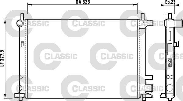 Valeo 231736 - Radiatore, Raffreddamento motore www.autoricambit.com