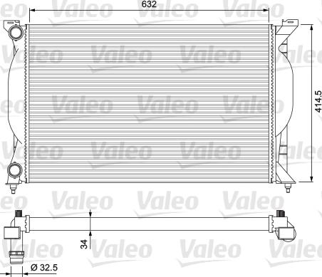 Valeo 232963 - Radiatore, Raffreddamento motore www.autoricambit.com