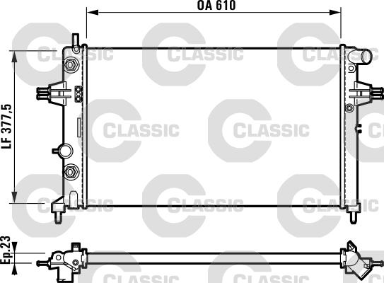 Valeo 232549 - Radiatore, Raffreddamento motore www.autoricambit.com