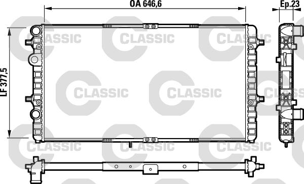 Valeo 232698 - Radiatore, Raffreddamento motore www.autoricambit.com