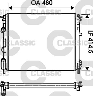 Valeo 232621 - Radiatore, Raffreddamento motore www.autoricambit.com