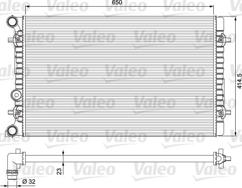 Valeo 232175 - Radiatore, Raffreddamento motore www.autoricambit.com