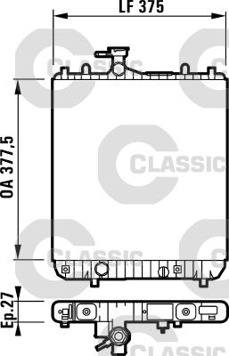 Valeo 232719 - Radiatore, Raffreddamento motore www.autoricambit.com