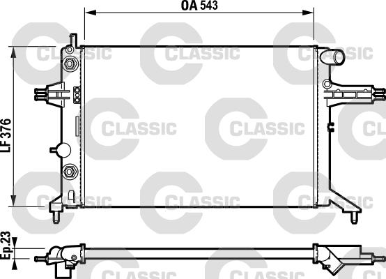 Valeo 232724 - Radiatore, Raffreddamento motore www.autoricambit.com